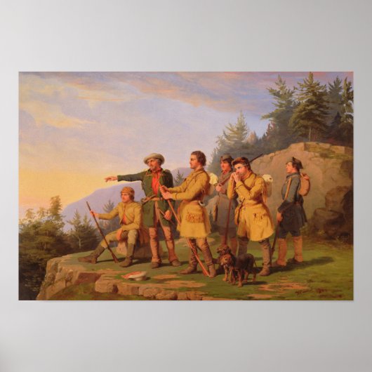 Boones erste Sicht auf Kentucky Poster (Vorne)