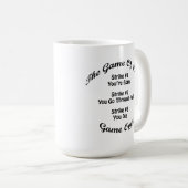 Boones Spiel der Leben-Tasse Kaffeetasse (VorderseiteRechts)