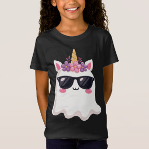 Boonicorn Halloween Niedlich Unicorn Boo Ghost Kid T-Shirt
