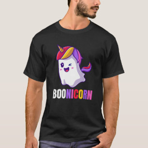 Boonicorn Halloween Trick oder Treat Niedlich Ghos T-Shirt
