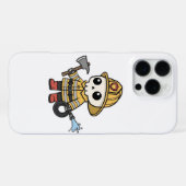 Boonis als Feuerwehrmann iPhone Hülle (Rückseite (Horizontal))