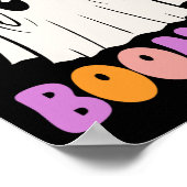 Boonny Niedlich Bunny Ghost Halloween Männer Fraue Poster (Ecke)