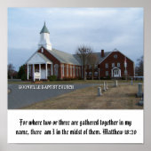 BOONVILLE BAPTIST CHURCH POSTER (Vorne)