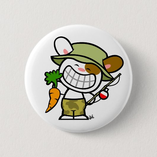 Boony 'Gone Carrot-ing' Button (Vorderseite)