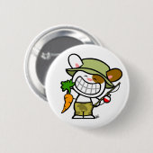 Boony 'Gone Carrot-ing' Button (Vorne & Hinten)