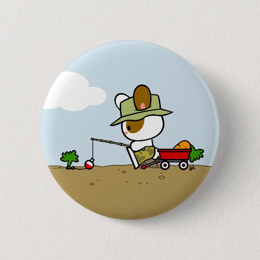 Boony 'Gone Carrot-ing' Button (Vorderseite)
