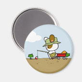 Boony "Gone Carrot-ing"-Magnete Magnet (Vorderseite/Rückseite)