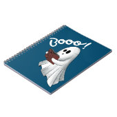 Booo-Geisterweiß Notizblock (Linke Seite)