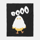 Booo Halloween Ghost Chicken funny tshirt Fleecedecke (Vorderseite)