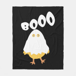 Booo Halloween Ghost Chicken funny tshirt Fleecedecke