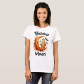 Booo Moon Halloween T-Shirt (Vorne ganz)