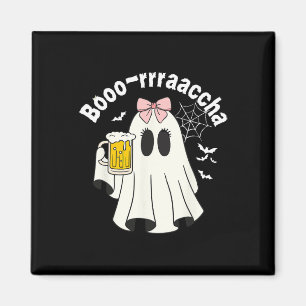 Booo rraaccha Funny Ghost Beer Halloween Spooky S Magnet
