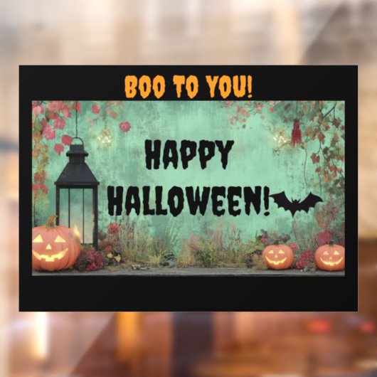 Booo to you Halloween Window Cloning Fensteraufkleber (Blatt 2)