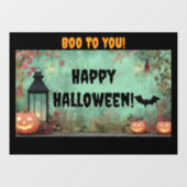 Booo to you Halloween Window Cloning Fensteraufkleber (Blatt)