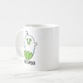 Booocumber Funny Ghost Cucumber Pub Kaffeetasse (Vorderseite Links)