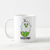 Booocumber Funny Ghost Cucumber Pub Kaffeetasse (Links)