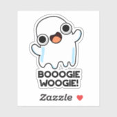 Booogie Woogie Funny Music Ghost Pub Aufkleber (Blatt)