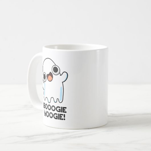 Booogie Woogie Funny Music Ghost Pub Kaffeetasse (Vorderseite Links)