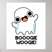 Booogie Woogie Funny Music Ghost Pub Poster (Vorne)