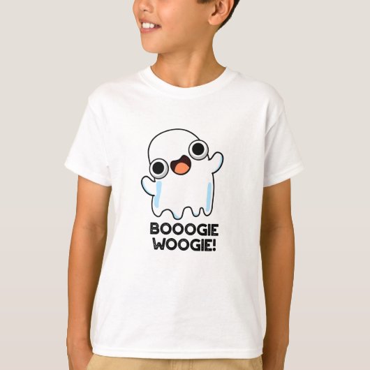 Booogie Woogie Funny Music Ghost Pub T-Shirt (Vorderseite)