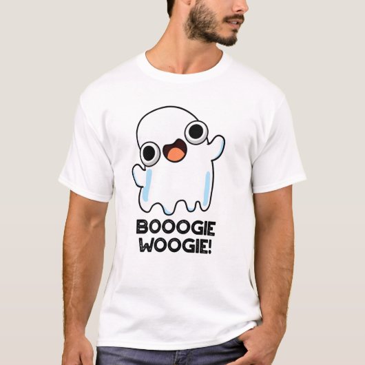 Booogie Woogie Funny Music Ghost Pub T-Shirt (Vorderseite)