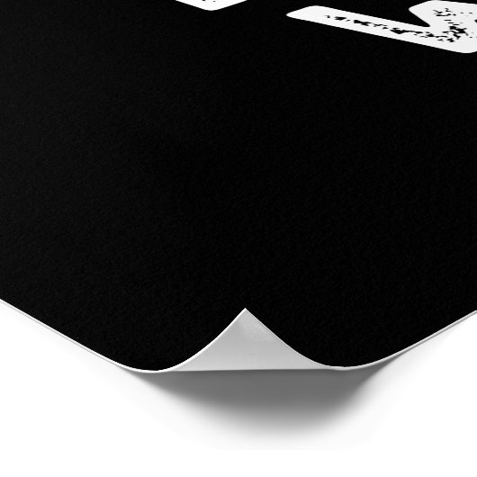 Booogie Woogie Funny Music Ghost Pun Dark BG Poster (Ecke)