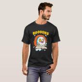 Boooks Funny Halloween Niedlich Ghost Reading Libr T-Shirt (Vorne ganz)