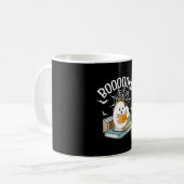 Boooks Ghost Read Books Halloween Funny Reading Kaffeetasse (Vorderseite Links)