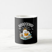 Boooks Ghost Read Books Halloween Funny Reading Kaffeetasse (Mittel)