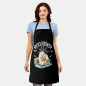 Boooks Ghost Read Books Halloween Funny Reading Schürze (Getragen)
