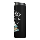 Boooks Ghost Read Books Halloween Funny Reading Thermosbecher (Nach rechts gedreht)