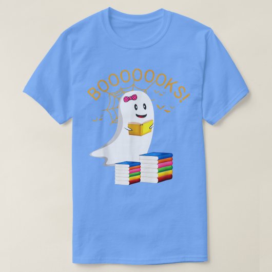 Boooks Halloween Ghost Read Book Niedlich Book Lov T-Shirt (Design vorne)