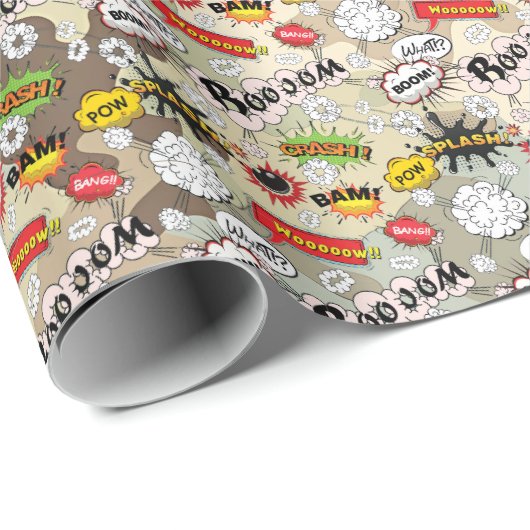 Booom Military Gear Wrapping Paper Geschenkpapier (Rolleneckpunkt)
