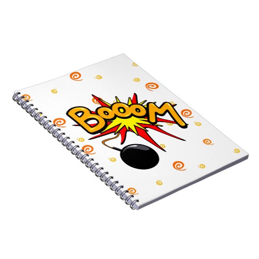 Booom! Notizbuch Notizblock (Rechte Seite)