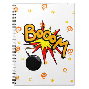 Booom! Notizbuch Notizblock