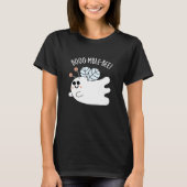 Booomble Bee Funny Ghost Bee Pun Dark BG T-Shirt (Vorderseite)