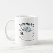 Booomble Bee Funny Ghost Bee Pun Kaffeetasse (Links)