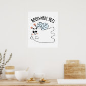 Booomble Bee Funny Ghost Bee Pun Poster (Küche)