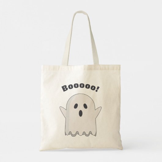Boooo Halloween Ghost-Tasche Tragetasche (Rückseite)