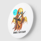 Boooo Ich bin Beängstigend Große Wanduhr (Winkel)