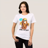 Boooo ich bin gruselig Tri-Blend shirt (Vorderseite voll)