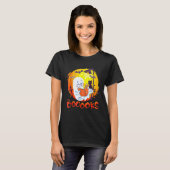 Booooks Funny Ghost Reading Library Books Hallowee T-Shirt (Vorne ganz)