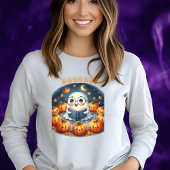 BOOOOKS Ghost Pumpkin Halloween T-Shirt