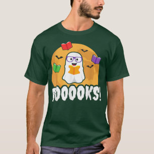 Booooks Ghost T Books Bibliothek Geschenk Funny T-Shirt