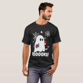 Booooks Ghost Teacher Halloween T-Shirt (Vorne ganz)