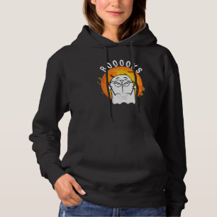 Booooks Süßer Geist liest Bücher Halloween Lehrer Hoodie