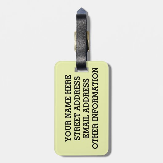 BOOOOM! GEPÄCKANHÄNGER (Rückseite vertikal)