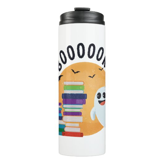 Boooooks Halloween, Booooks Süßes Halloween Thermosbecher (Vorderseite)