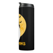 Boooooks Shirt Boo Read Books Halloween Thermosbecher (Nach rechts gedreht)