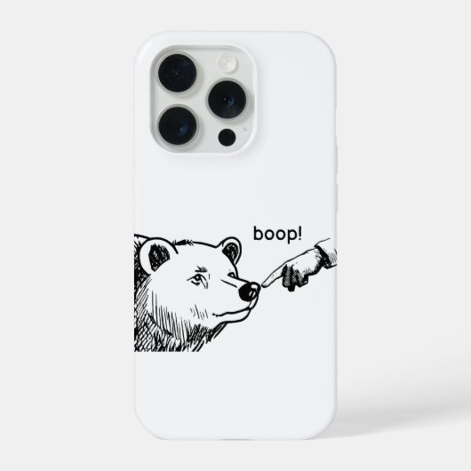 Boop Bär iPhone Hülle (Rückseite)